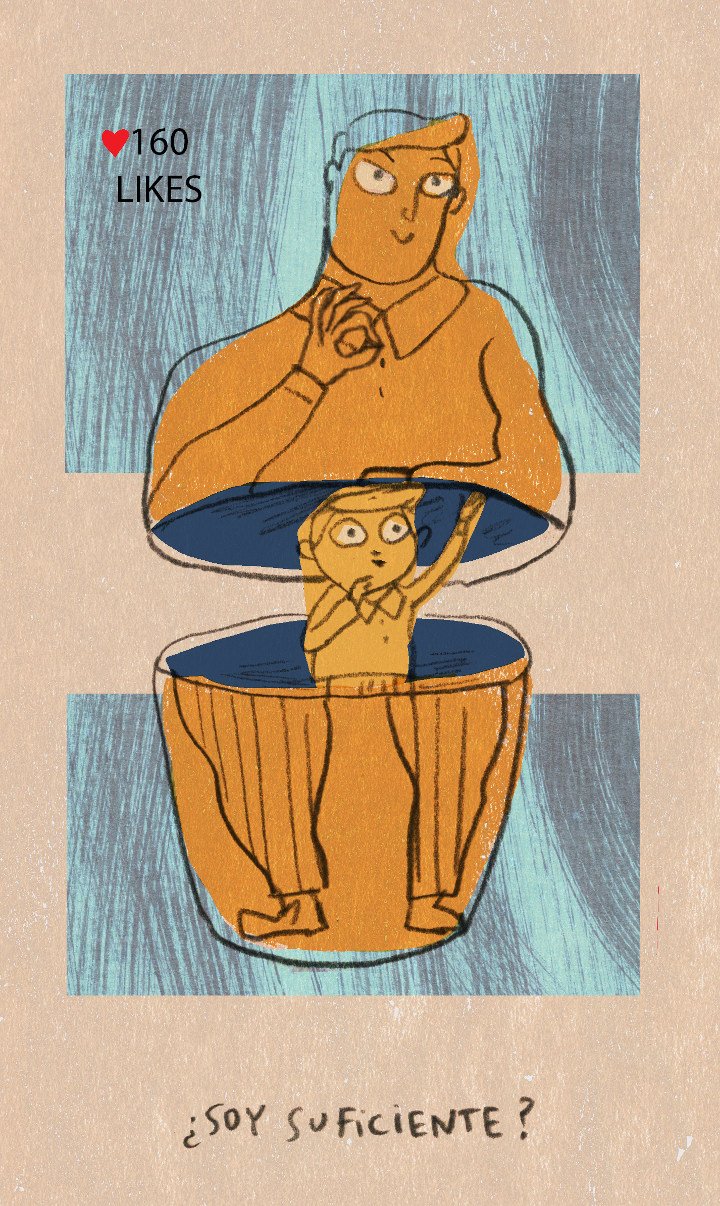 Ilustración ¿Soy suficiente?